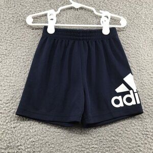 Adidas Kid's Mesh‎ Logo Shorts Navy 24M